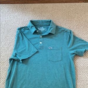 Men’s hunter green polo